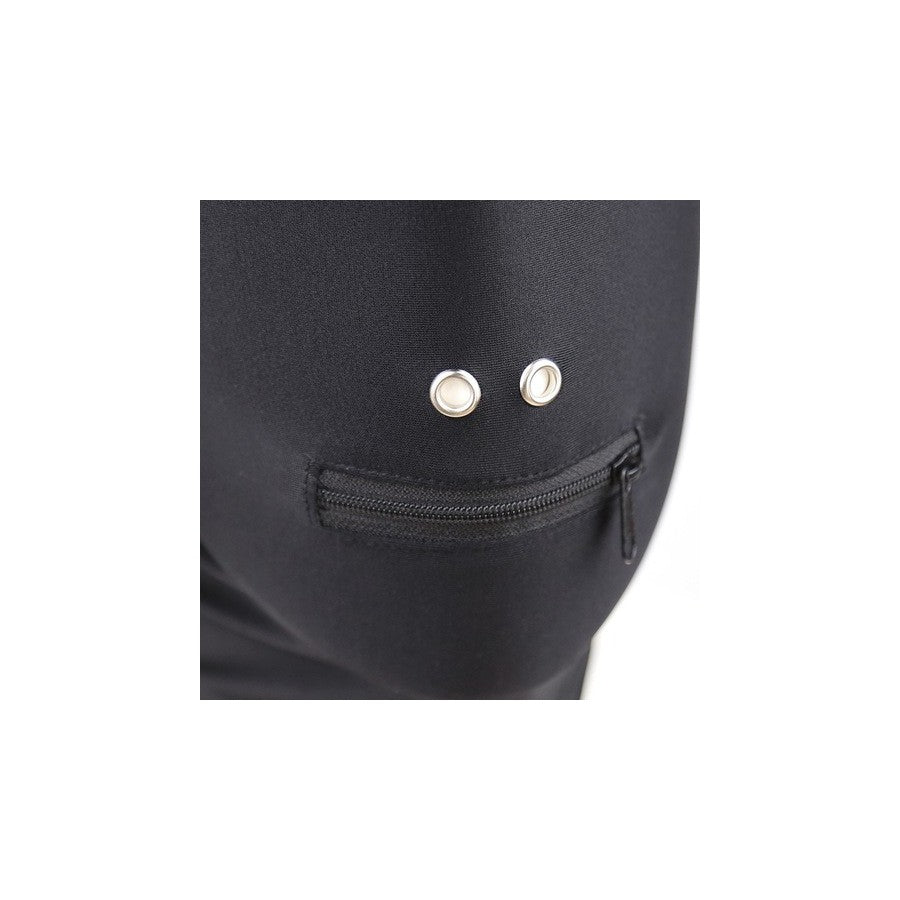 ZIP hood mask with zipper 