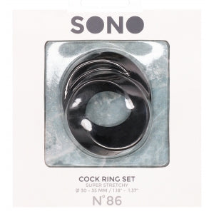 SONO N°86 - Cockring Set Black