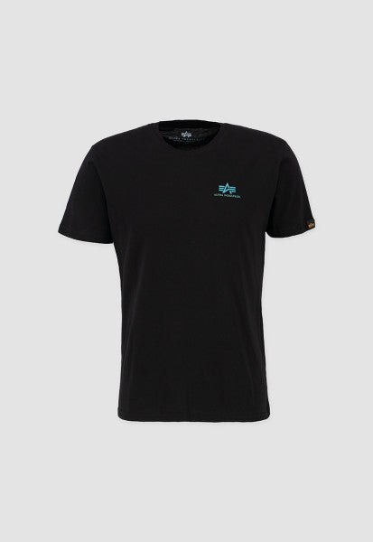 Alpha Industries T-shirt basique arc-en-ciel pour homme, noir