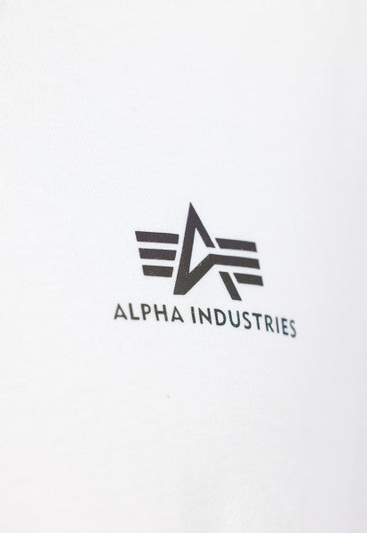 Alpha Industries Herren T-Shirt Basic L Rainbow, Weiß