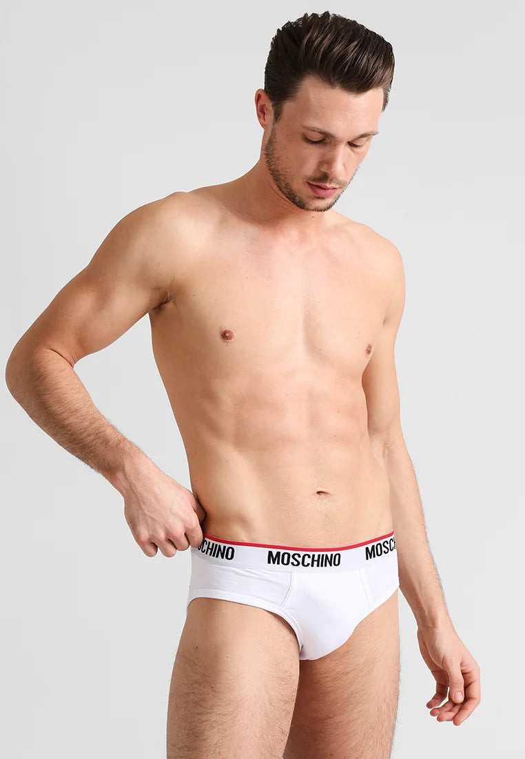 Moschino Underwear 2er Pack - Slip, Weiß