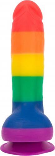 Addiction - Justin Rainbow Silicone Dildo - 19 cm