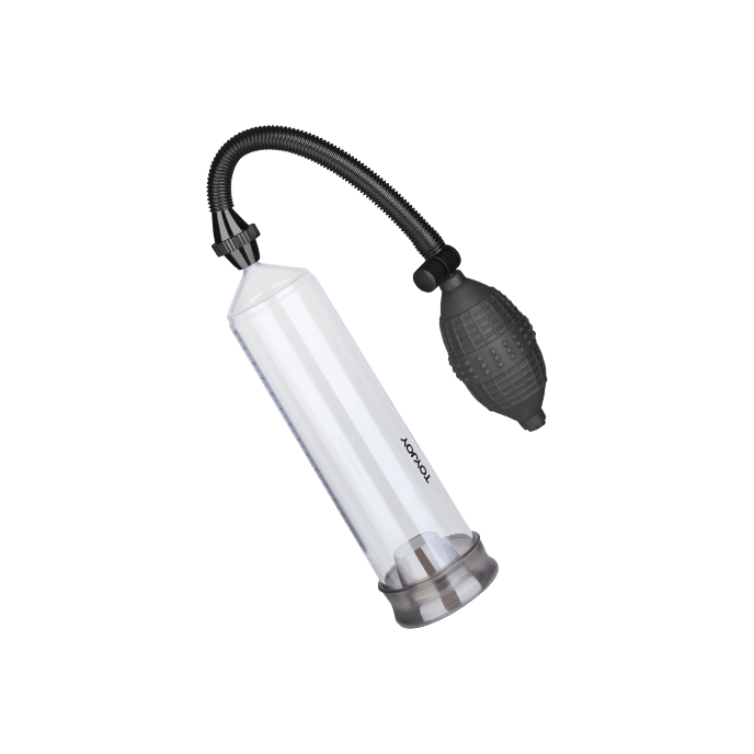 Penispumpe - BLACK & CLEAR POWERPUMP, 24cm Penispumpe - BLACK & CLEAR POWERPUMP, 24cm