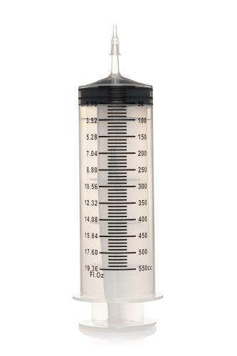 Syringe with tube - 550 ml