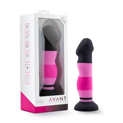 Avant – silicone dildo with suction cup – sexy in pink