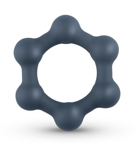 Cockring hexagonal BONERS avec boules en acier