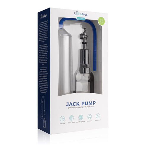 Penis pump with handle - clear