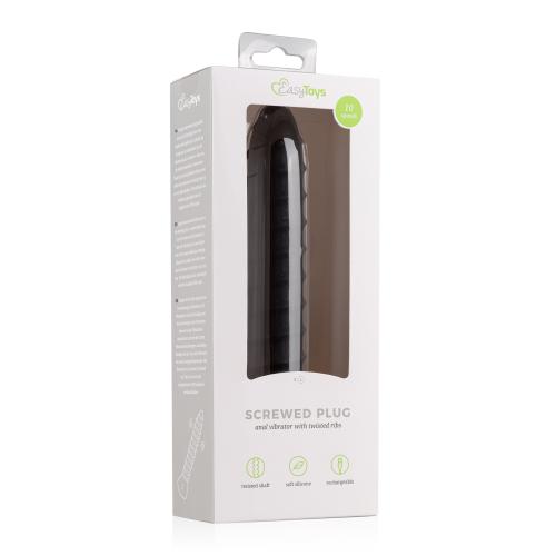 Spiraliger Plug Anal-Vibrator - Gro Spiraliger Plug Anal-Vibrator - Gro