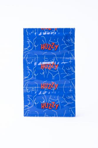 Huzzy pack of 12 vegan condoms