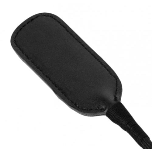 Stiff short riding crop made of leather