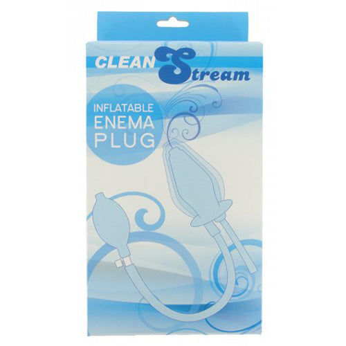 Inflatable anal plug with enema Inflatable anal plug with enema