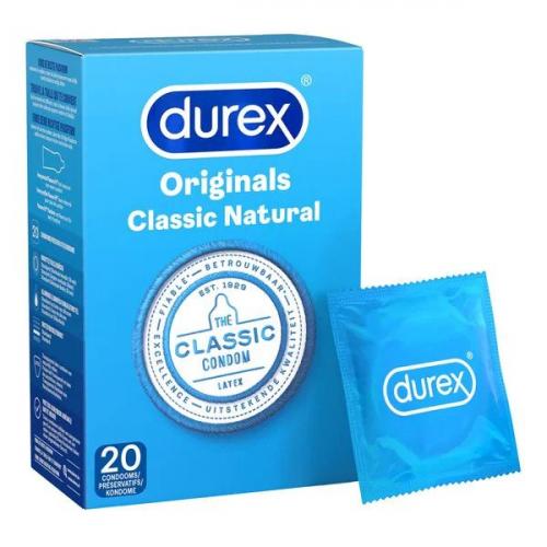 Durex Kondome Classic Natural - 20 Stück