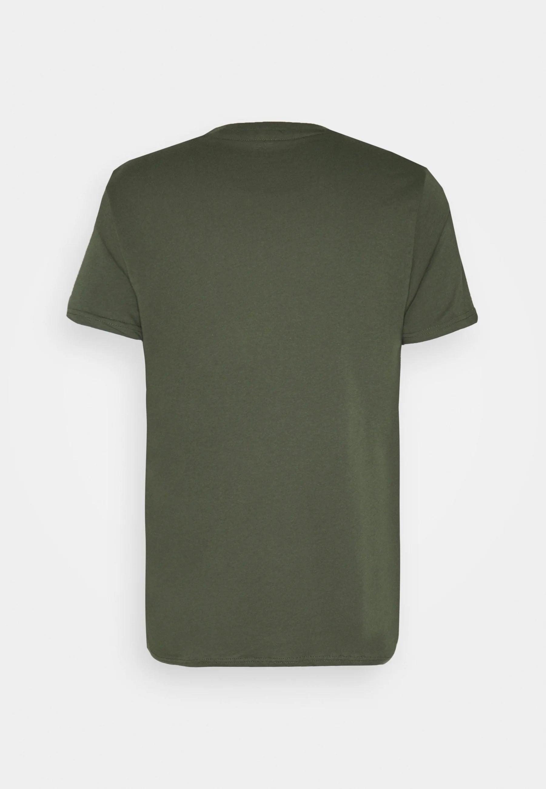 Alpha Industries T-Shirt Label print, Olivgrün