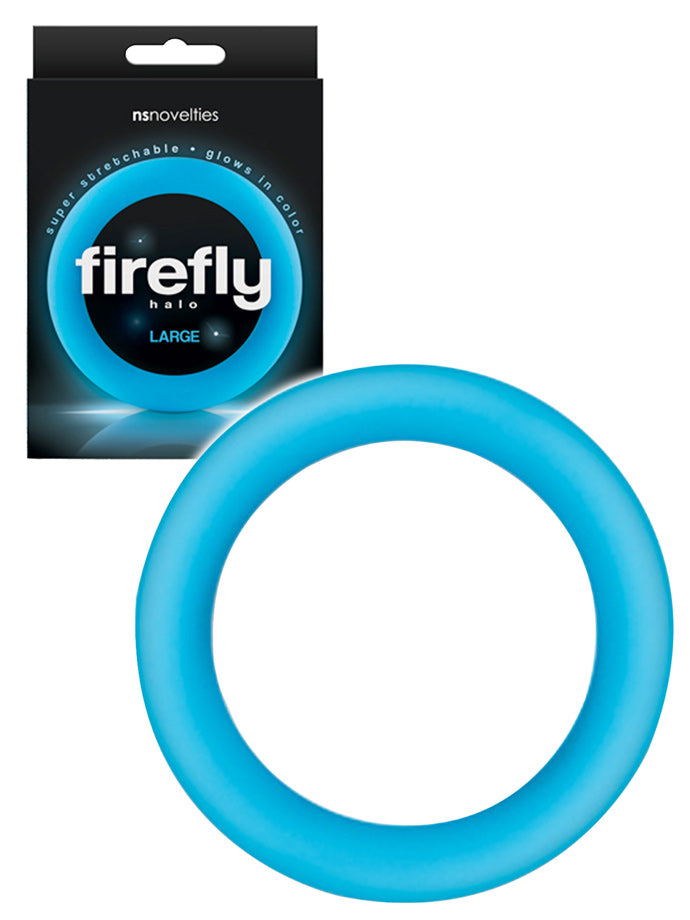 Firefly - Glow in the Dark Cockring Blue