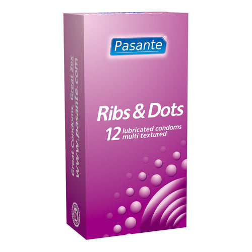 Pasante Ribs & Dots Kondome 12 Stück