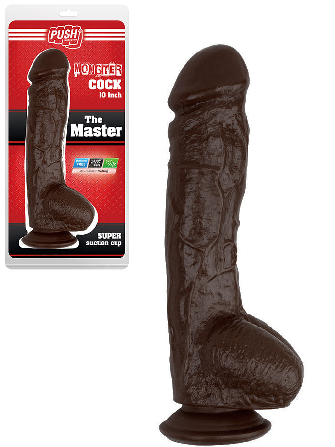Push Monster Cock - The Master 25,5cm, Braun